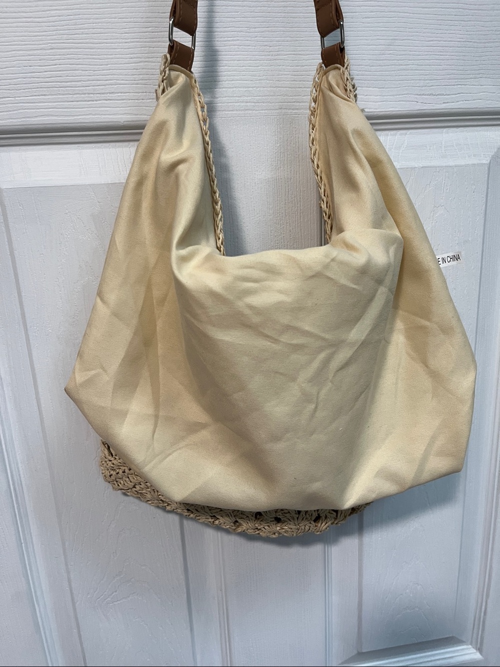Woven Crocheted Shoulder Bag - Picture 5 of 10
